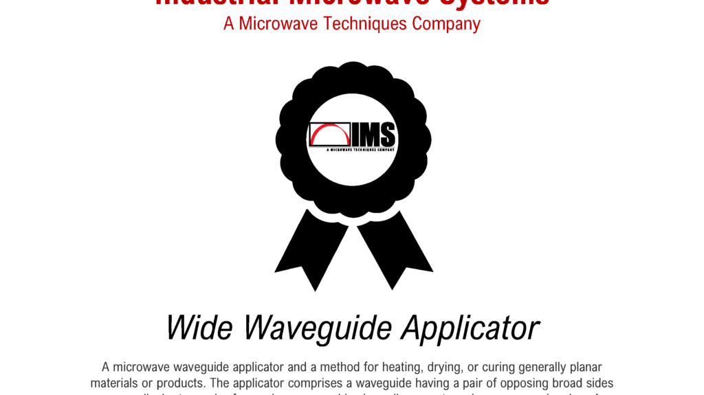 Wide Waveguide Applicator